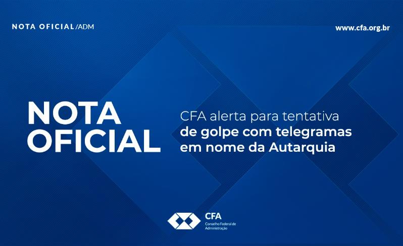 CFA alerta para tentativa de golpe com telegramas em nome da Autarquia