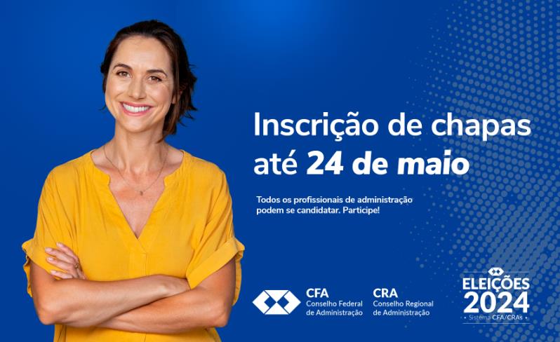 Está aberto o prazo para registro de chapas nas Eleições CFA/CRAs
