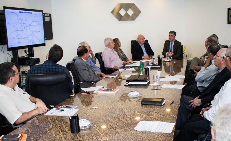 Secretário de Transportes Metropolitanos participa de reunião no CRA-SP