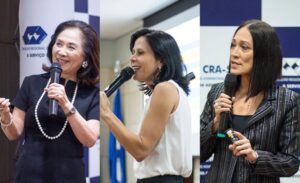 Chieko Aoki, Marília Rocca e Amalia Sina abrilhantaram o terceiro dia de palestras da Semana Temática Mulheres em Foco do CRA-SP